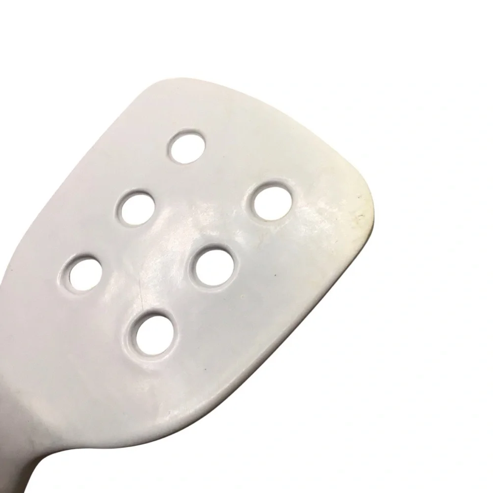White Melamine Slotted Kitchen Spatula Turner 13” Vintage Style Utensil